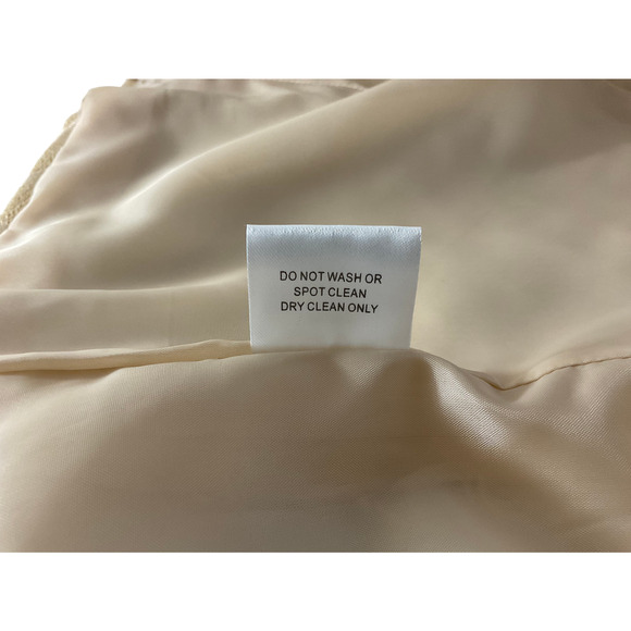 Nebiani Women's 18W Gold 2-Piece Dress Suit Formal Polka Dot STAIN ON FRONT - Picture 11 of 16